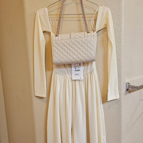 ZARA STUDIO LIMITED EDITION OFF-THE-SHOULDER JUMPSUIT - Picture 14 of 17